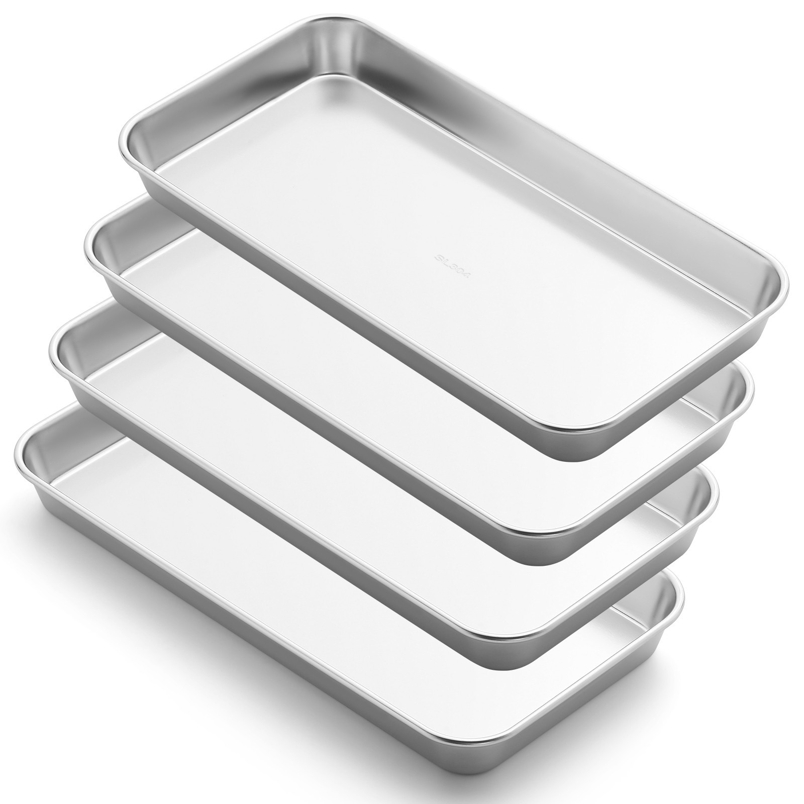 Dental Medical Stainless Steel Instrument Tray Tattoo Flat Trays 3 Sizes