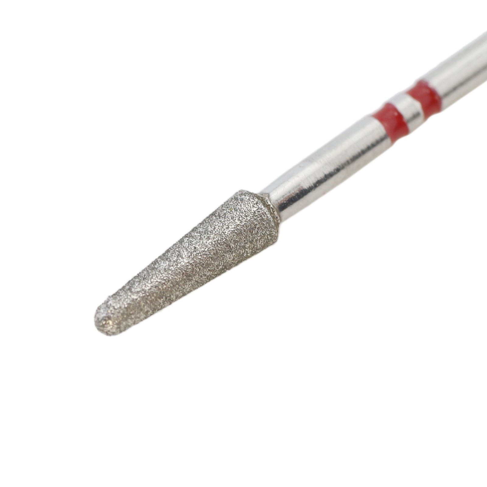 Dental Zirconia Diamond Burs FG Round End Taper Fine Red High Speed Z856/025F