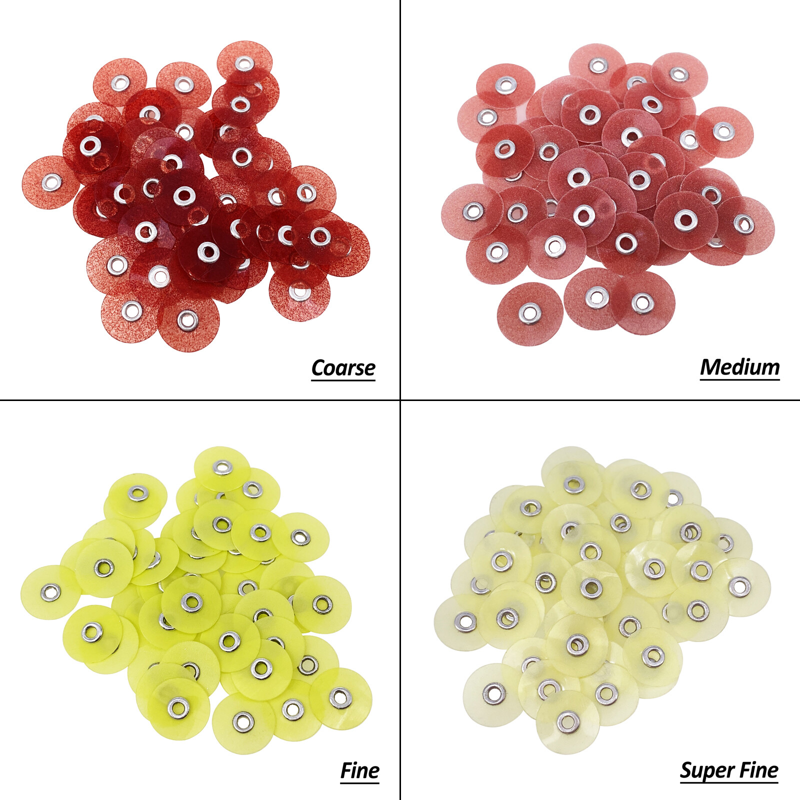 Dental Soflex Coarse Medium Fine Superfine Composite Finishing Polishing Discs