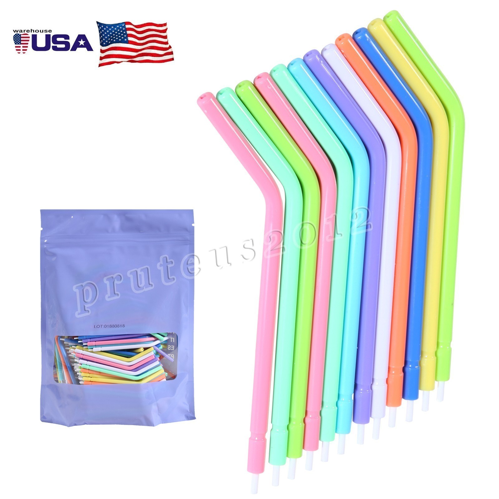 250 pcs Disposable Air Water Syringe Tips with cores High Quality Free Return