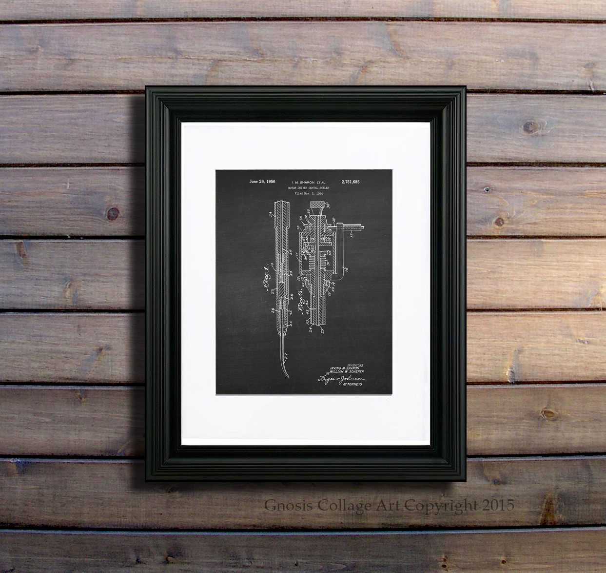 Dentist Office Decor set of 4 Unframed Dental Patent Art Prints Dentist gift