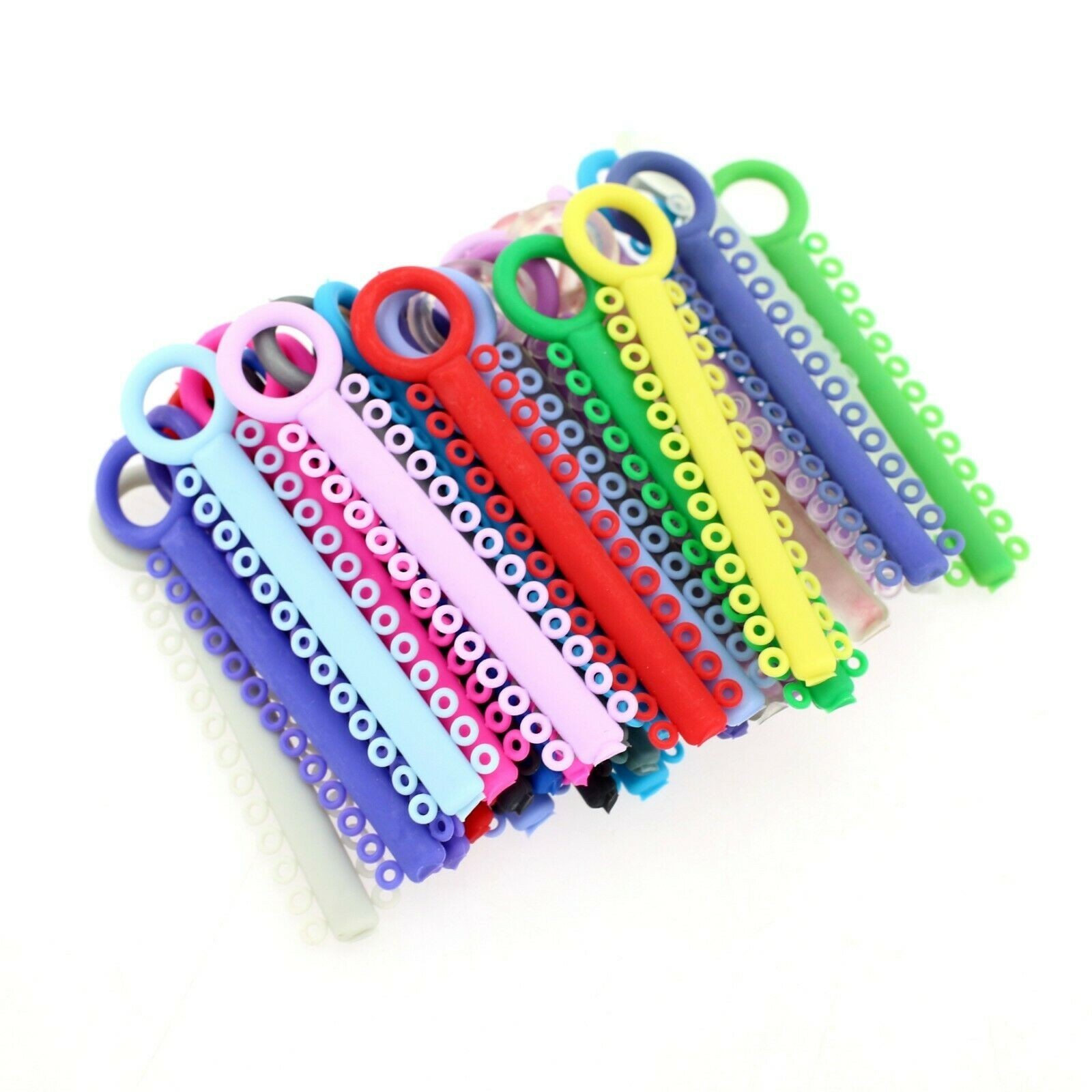 1040pc Orthodontic Elastic Ligature Tie Rubber Braces Dental Ligadura Ortodoncia