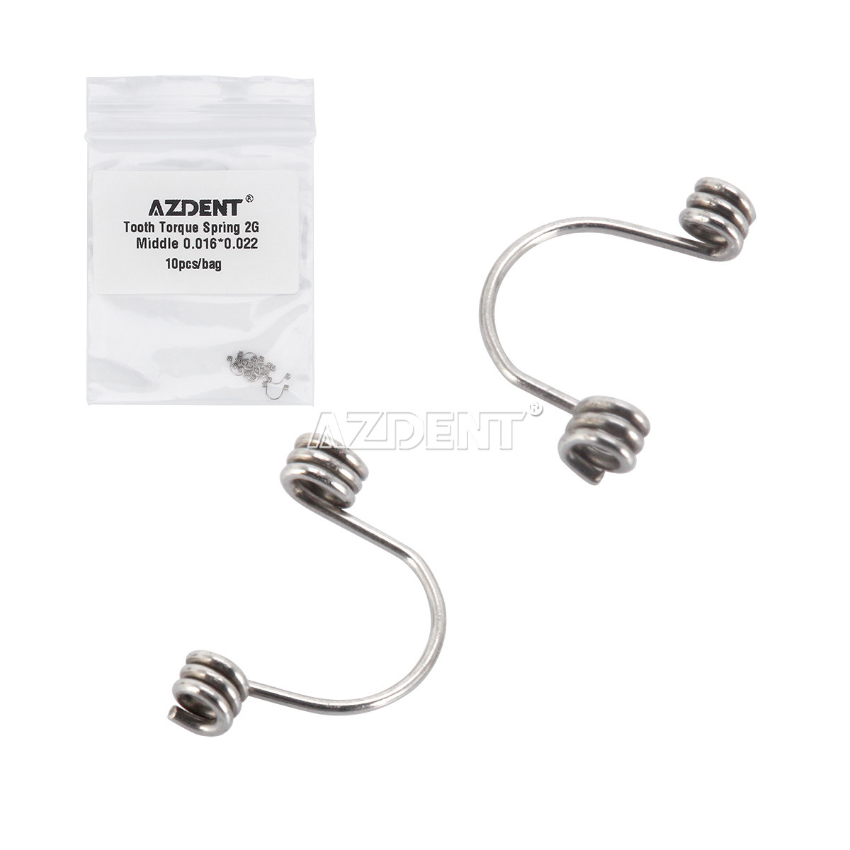 10Pcs/Bag Dental Orthodontic Anterior Teeth Torque Rectangular Springs AZ SALE