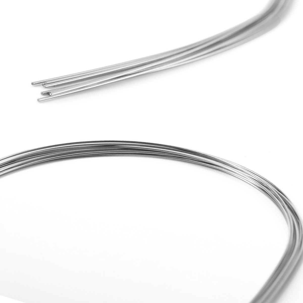 AZDENT Dental Orthodontic Stainless Steel Arch Wire Round Nature Form 10pcs/pack