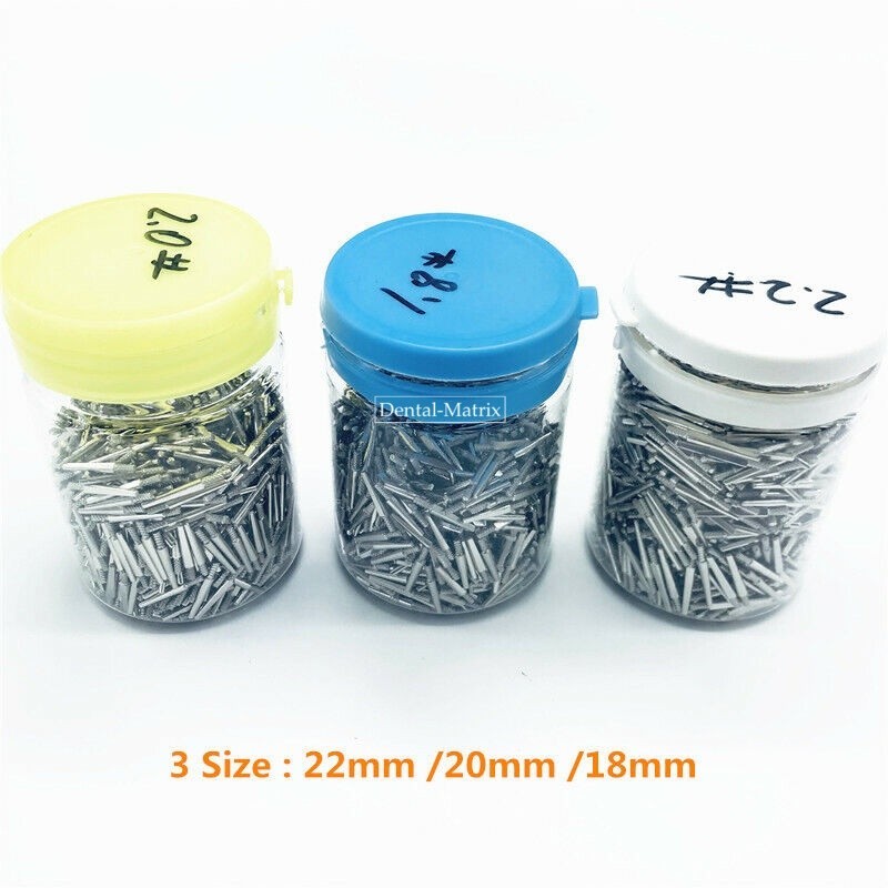 1000 Pcs Dental Lab Master Dowel Single Pins use with Pindex For Die Model Work