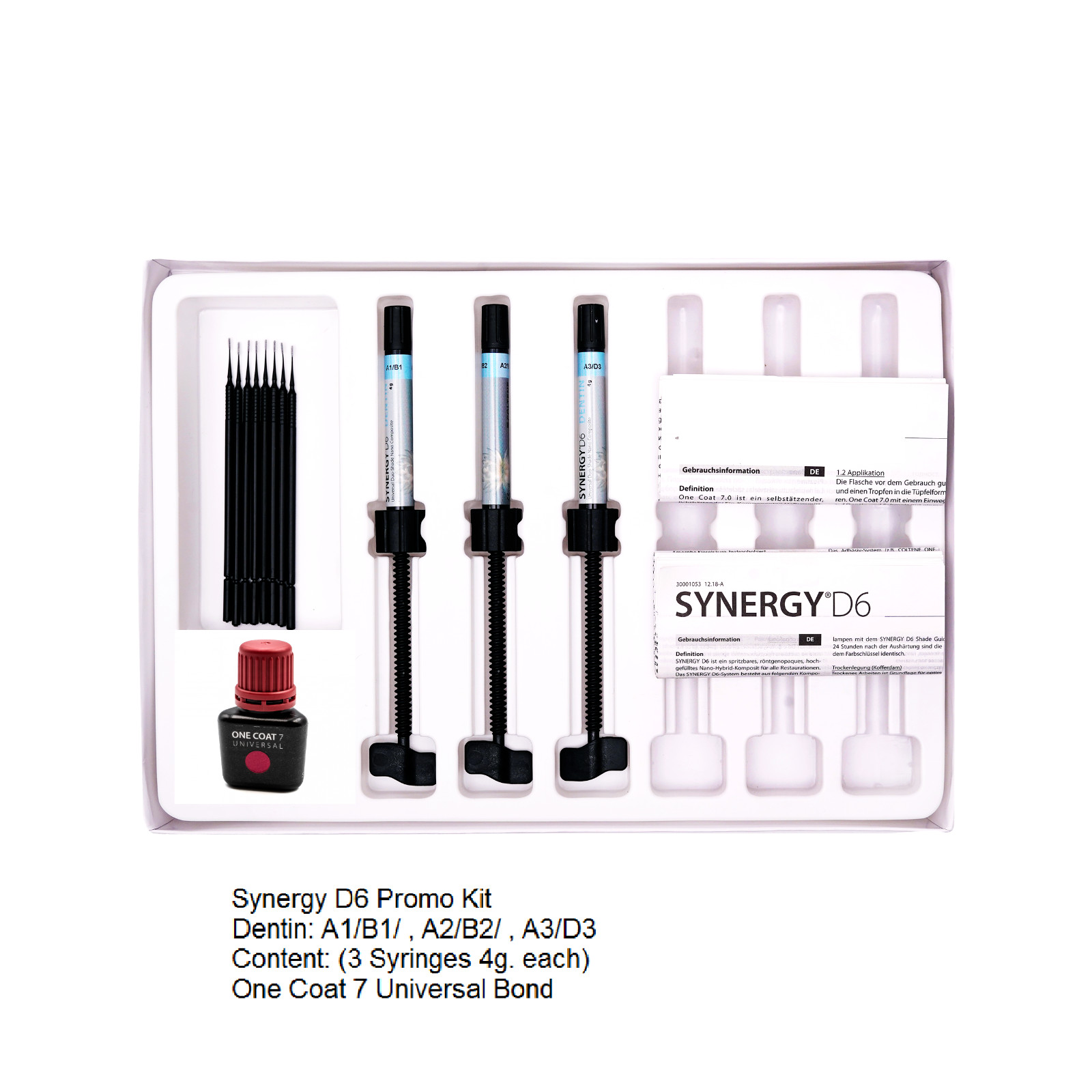 Coltene Whaledent Synergy D6 Universal Nano Composite Promo Kit (Free Ship)
