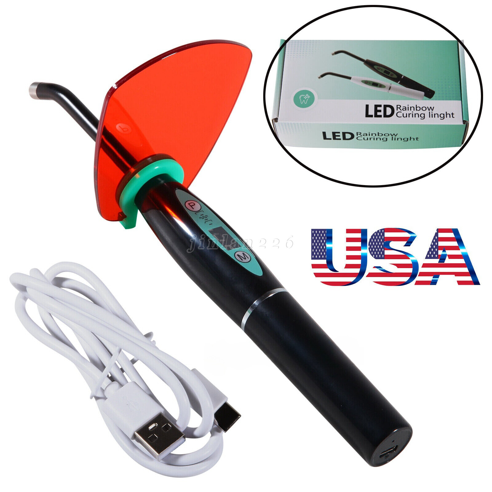 Dental Estilo Woodpecker Lampara /Fotocurado con Sistema de Blanqueamien USA