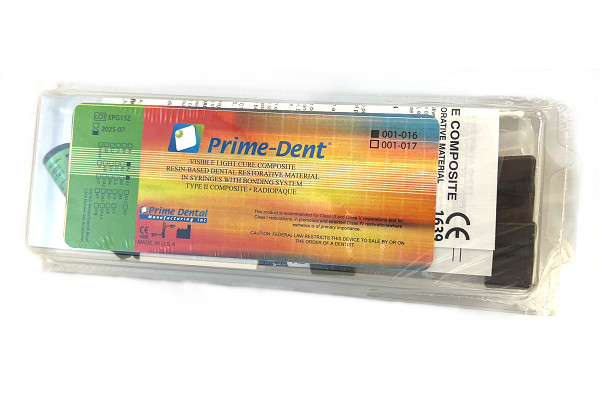 Prime-Dent Light Cure Hybrid Dental Resin Composite 2 Syringe Kit (A2 &A3)