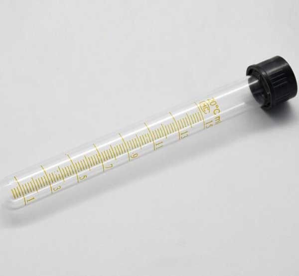 5ml-100ml Round bottomed Borosilicate Glass Tube Chemistry Glassware Scale Cap