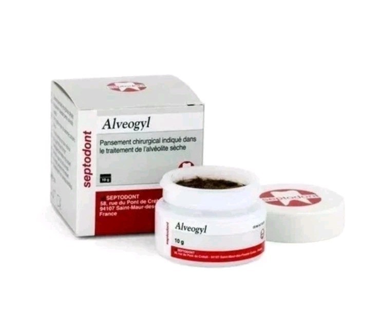 Alveogyl Paste Dry Socket Treatment Dental Material 10gm by Septodont FREE SHIP