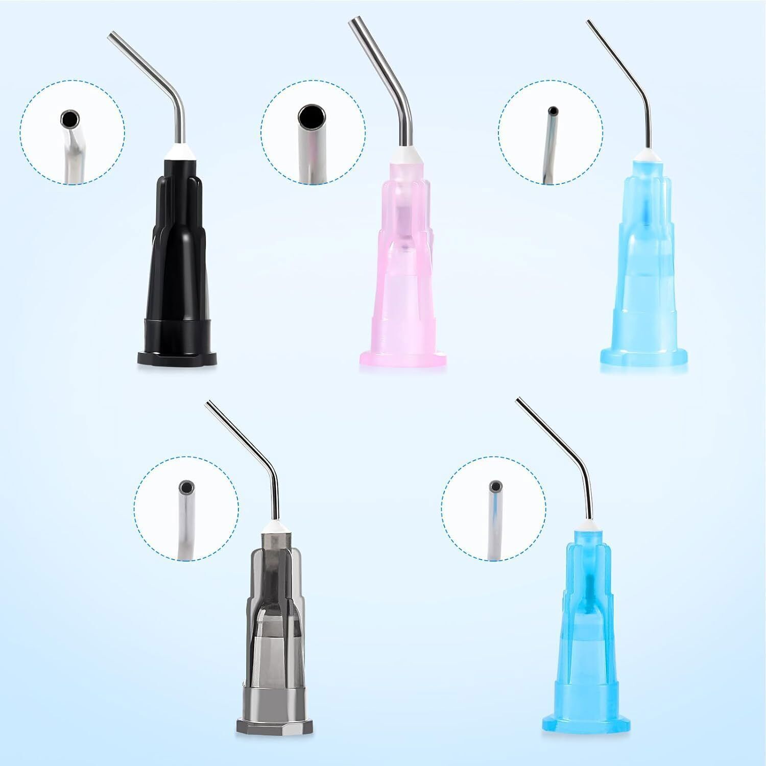 Dental Endodontic Endo Irrigation Needle Tip Disposable Root Canal Syringe Tips