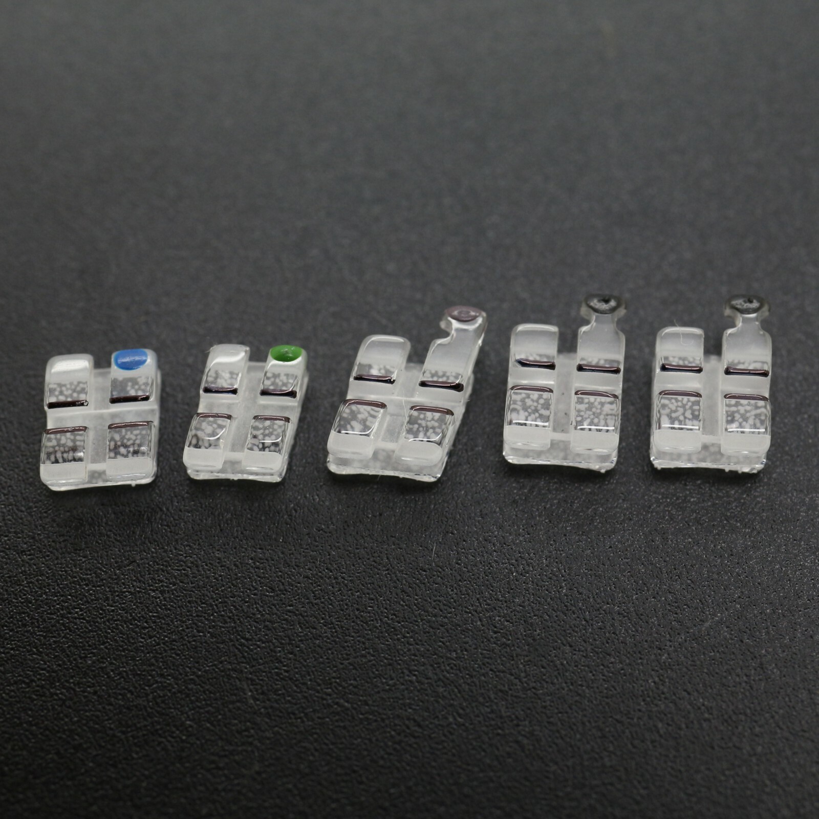 Dental Orthodontic Sapphire Bracket Monocrystalline Supper Clear Braces Roth MBT
