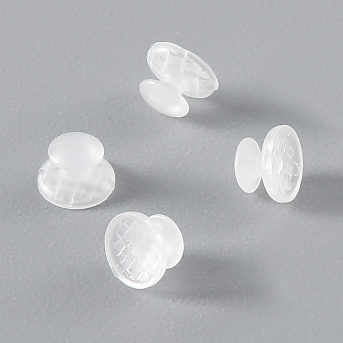 Dental Orthodontic Composite Clear Ceramic Lingual Buttons for Bondable Round