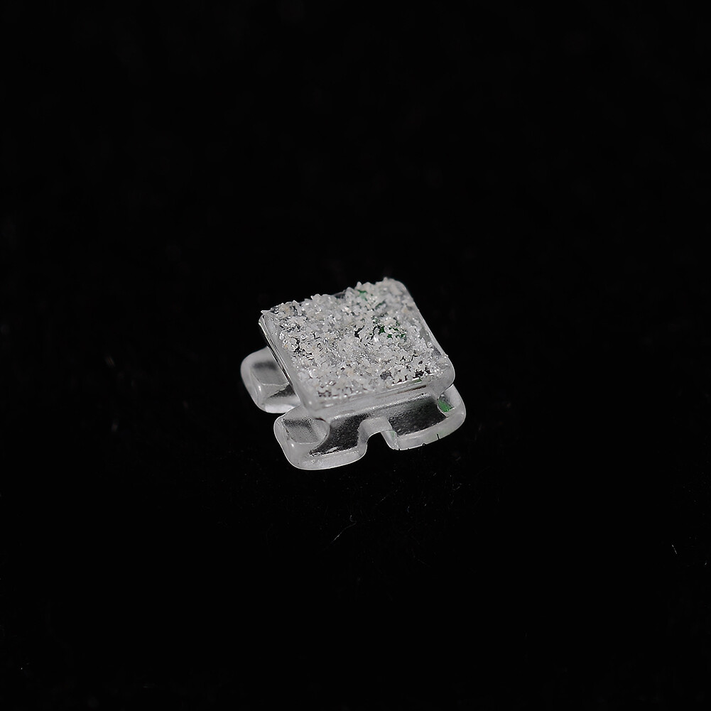 Dental Ortho Monocrystalline Sapphire Bracket Clear Ceramic Brace ROTH.022 Hooks