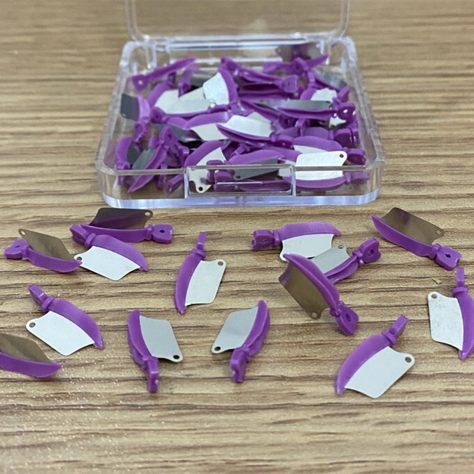 50PCS Dental Matrix Fender Wedges Prep Interproximal Diastema Wedge Guard L/M/S