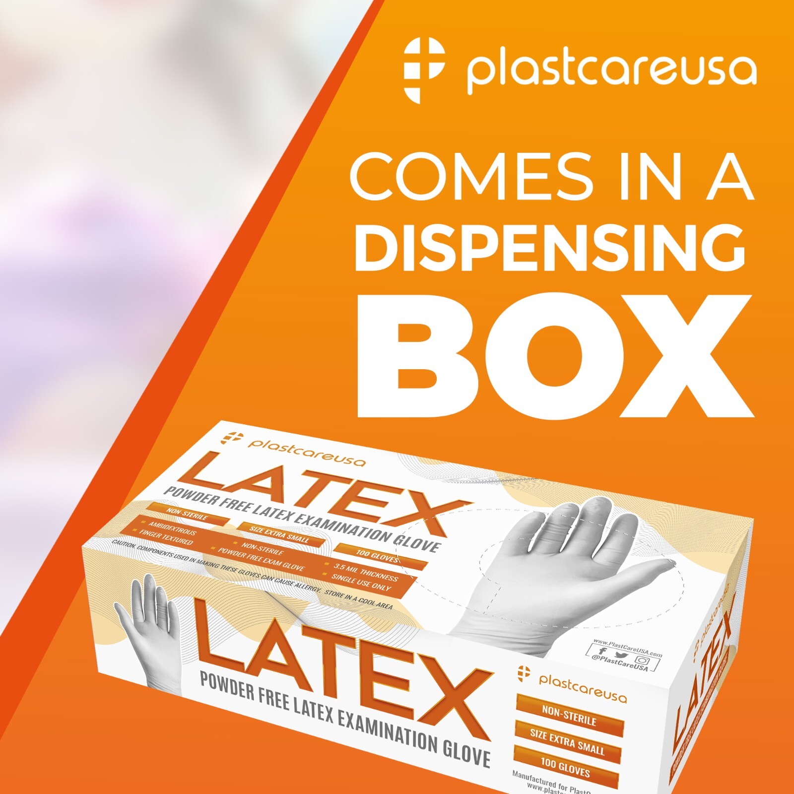 1000 XS Premium Latex Powder Free Disposable Exam Gloves (extra small)
