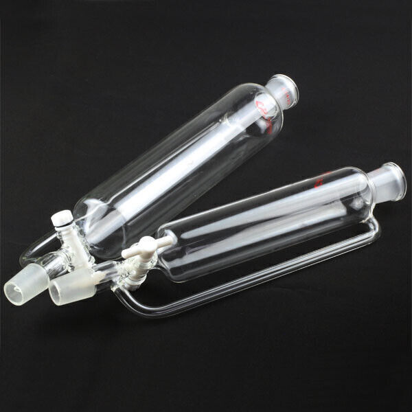 25ml-500ml Funnel PTFE Stopcock receiver Glassware Laboratory Organic