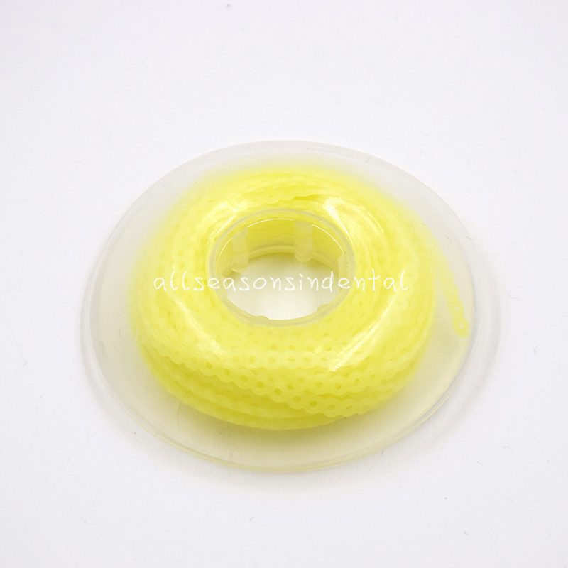 1 Pcs Dental Orthodontic Elastic Elastic Ultra Power Chain 44 Colors For Option