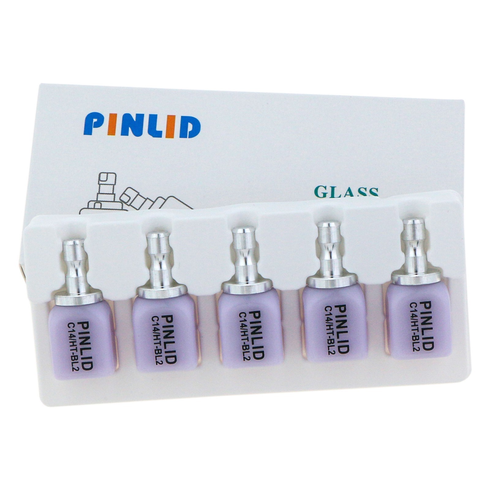 US Dental Emax Lithium Disilicate Glass Ceramic Blocks C14 HT CEREC CAD/CAM