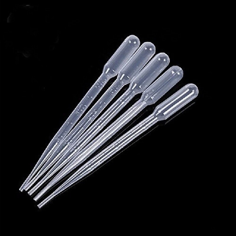 Disposable 3ML Plastic Eye Dropper Pipettes Set Lab Transfer 20 PCS Non-Toxic US