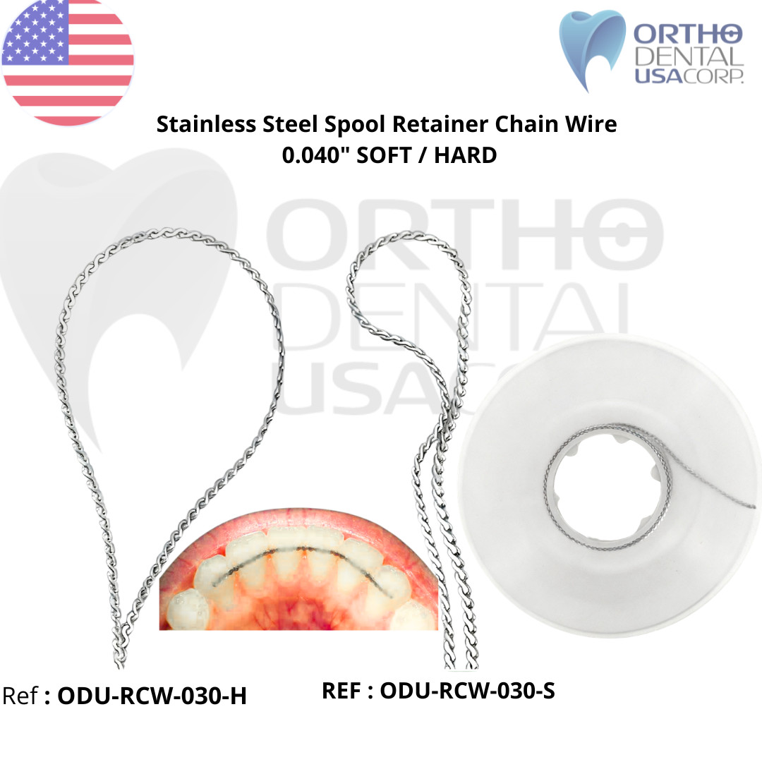 Stainless Steel Retainer Chain Wire II 0.040″ Hard / soft Orthodontic USA