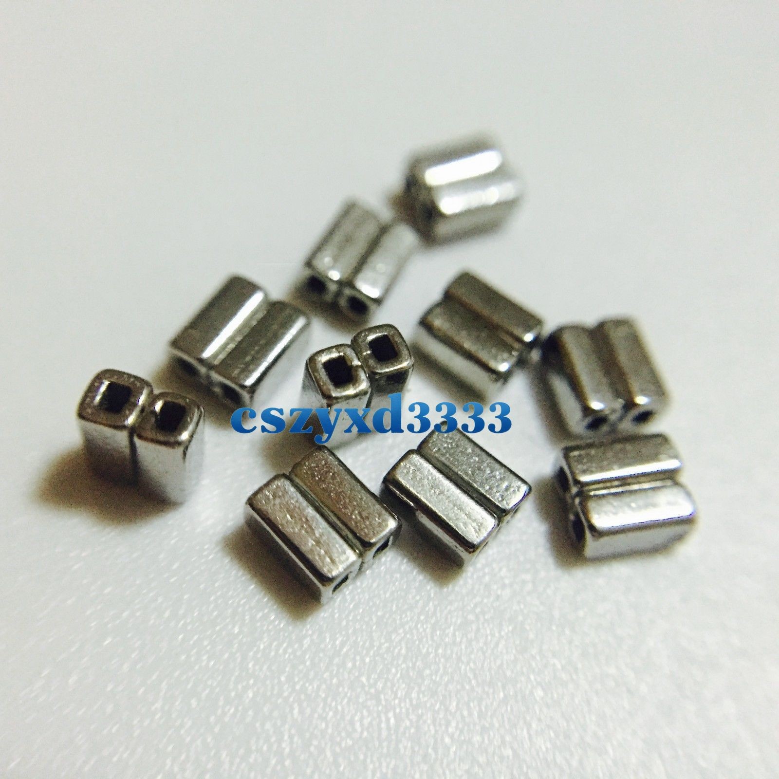 Dental Orthodontic Accessory Crimpable Hook Double Tube Cross Type 10pcs/bag