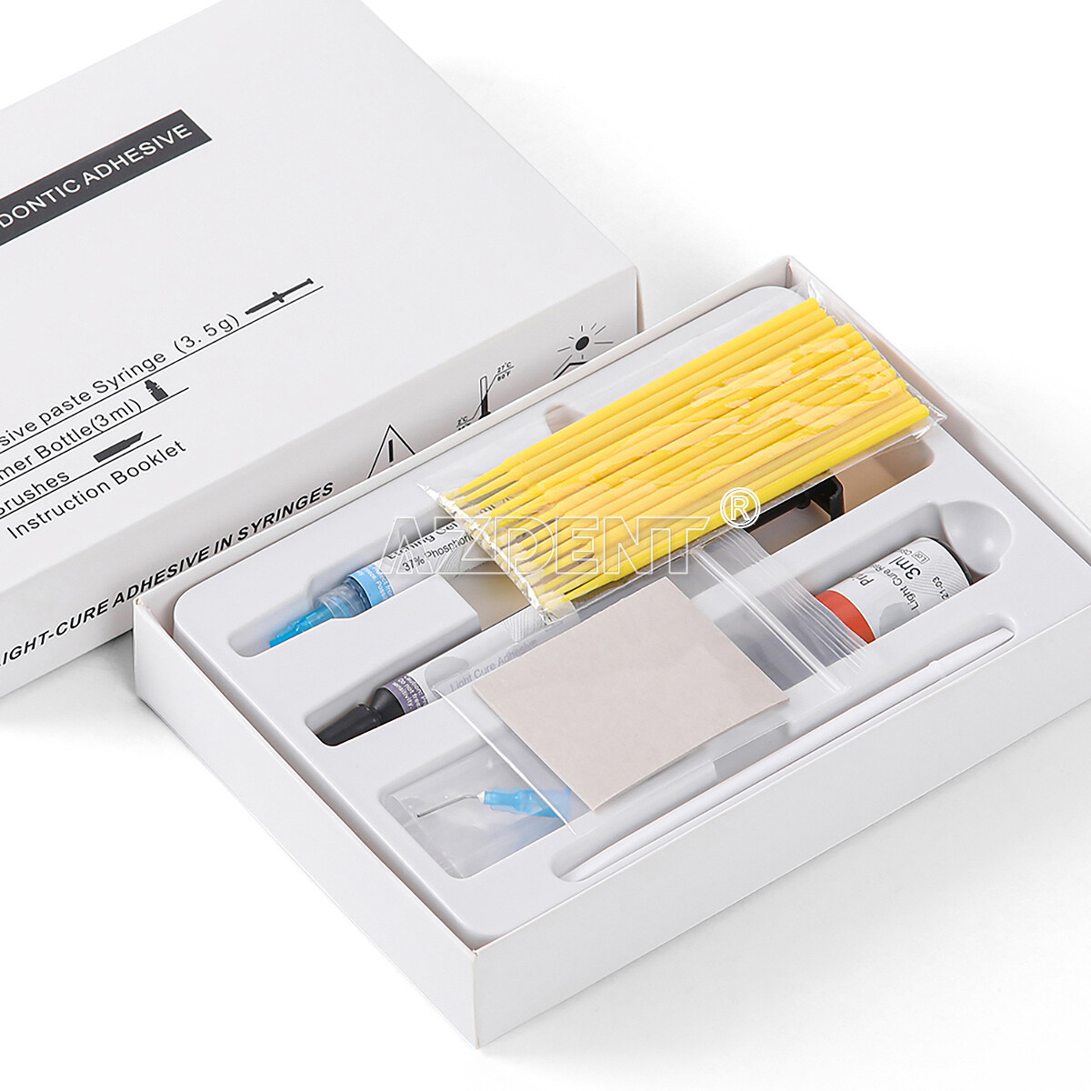 Dental Ortho Glue Bonding System Light Cure Primer Adhesive Kit For Brackets