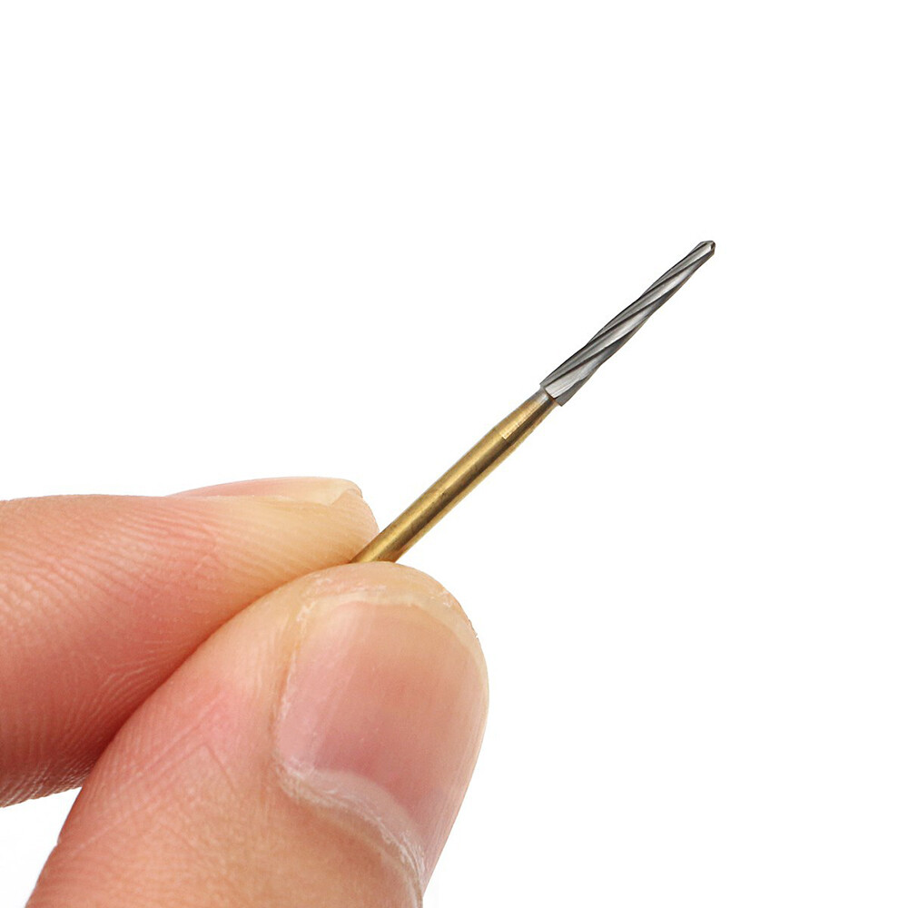 5Pcs Dental Endo-Z Titanium Tungsten Carbide High Speed Cutting Burs FG 1.60mm