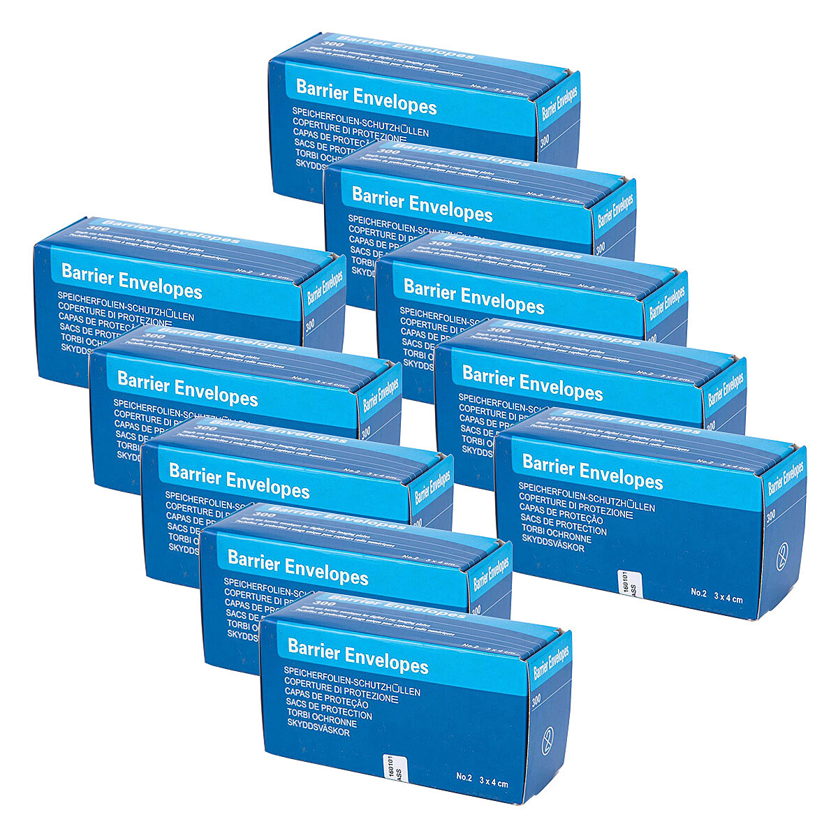 300/pc Barrier Envelopes SIZE #2 for Intra X-Ray ScanX Phosphor Storage Plates
