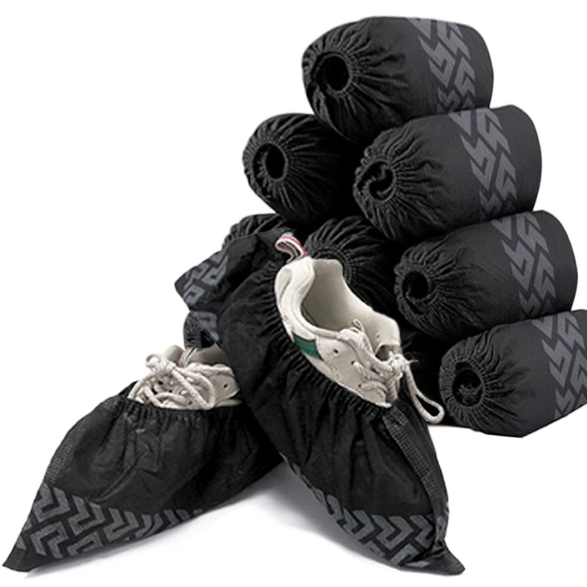 200 Pack Disposable Shoe Covers – Durable Non-Slip Booties for Indoor/Outdoor Us