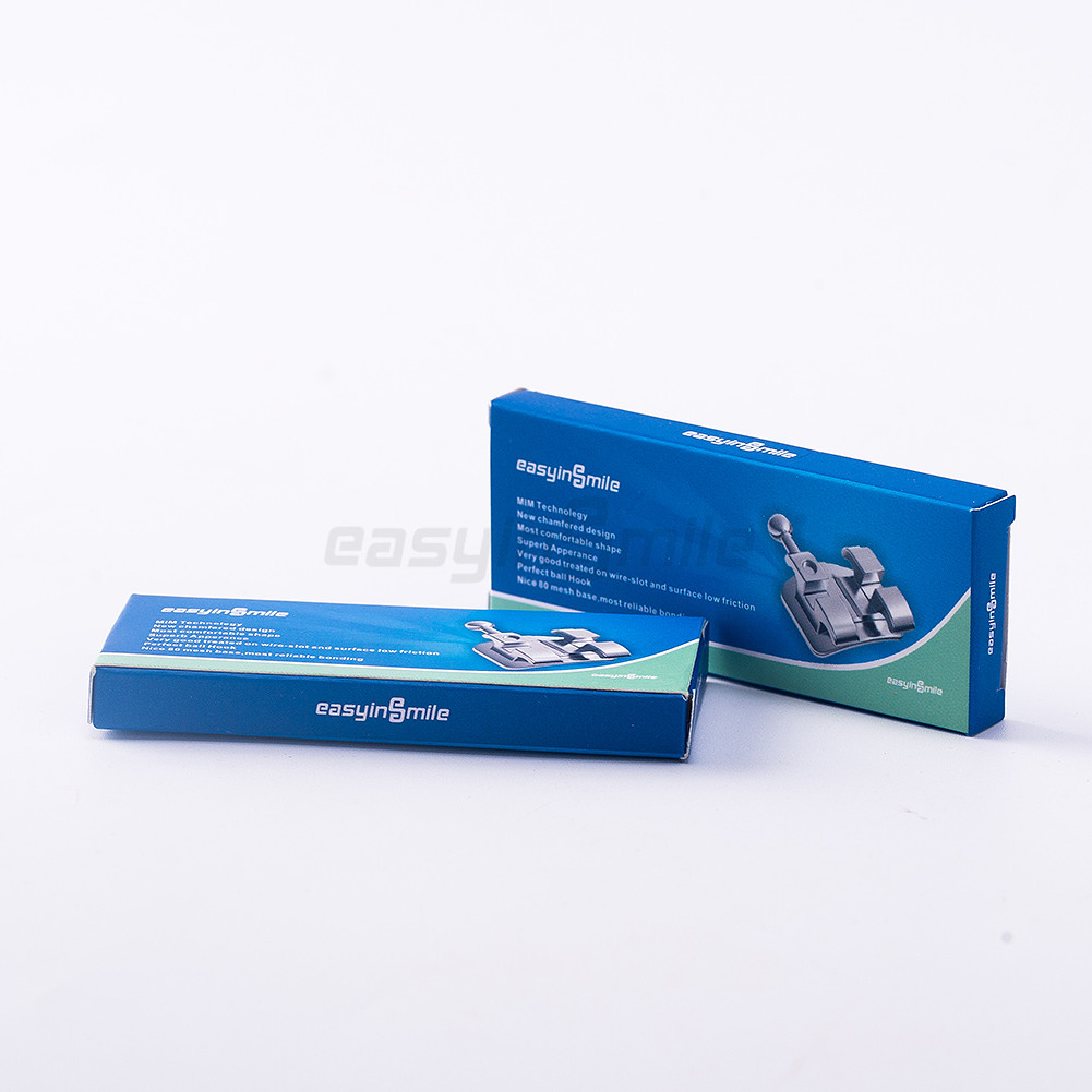 5Packs Dental Orthodontic Brackets Mini Metal Brackets MBT/Roth 022 Braces 3/345