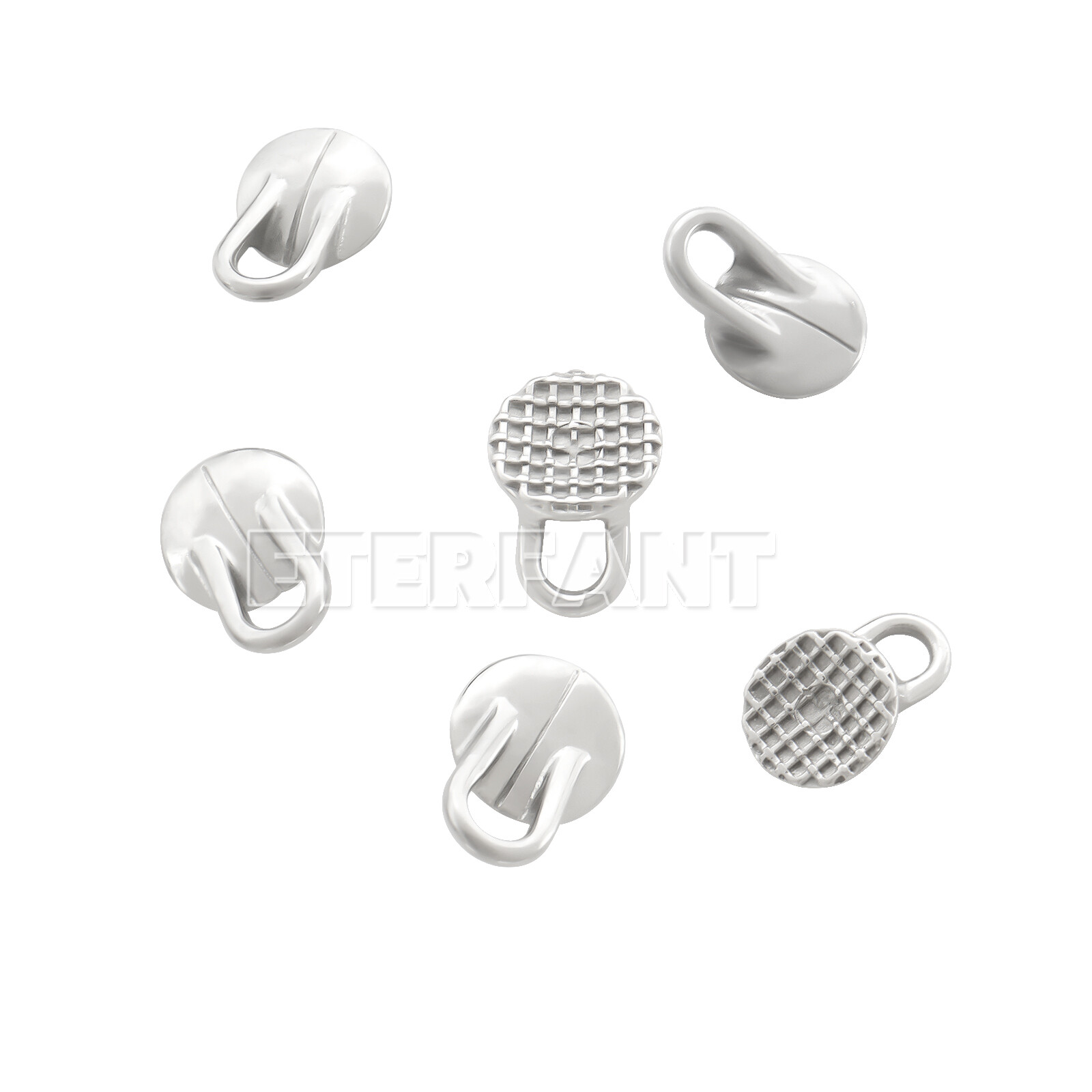 ETERFANT Dental Ortho Lingual Buttons Round/Rectangular Bondable/Button Chains