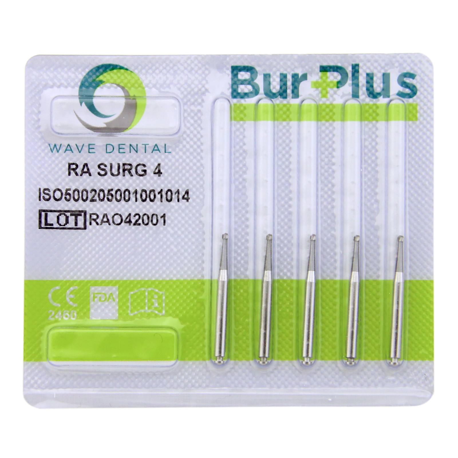 WAVE Dental Carbide Latch Burs Long Round Ball RA SURG Bur Contra Angle 22/26mm