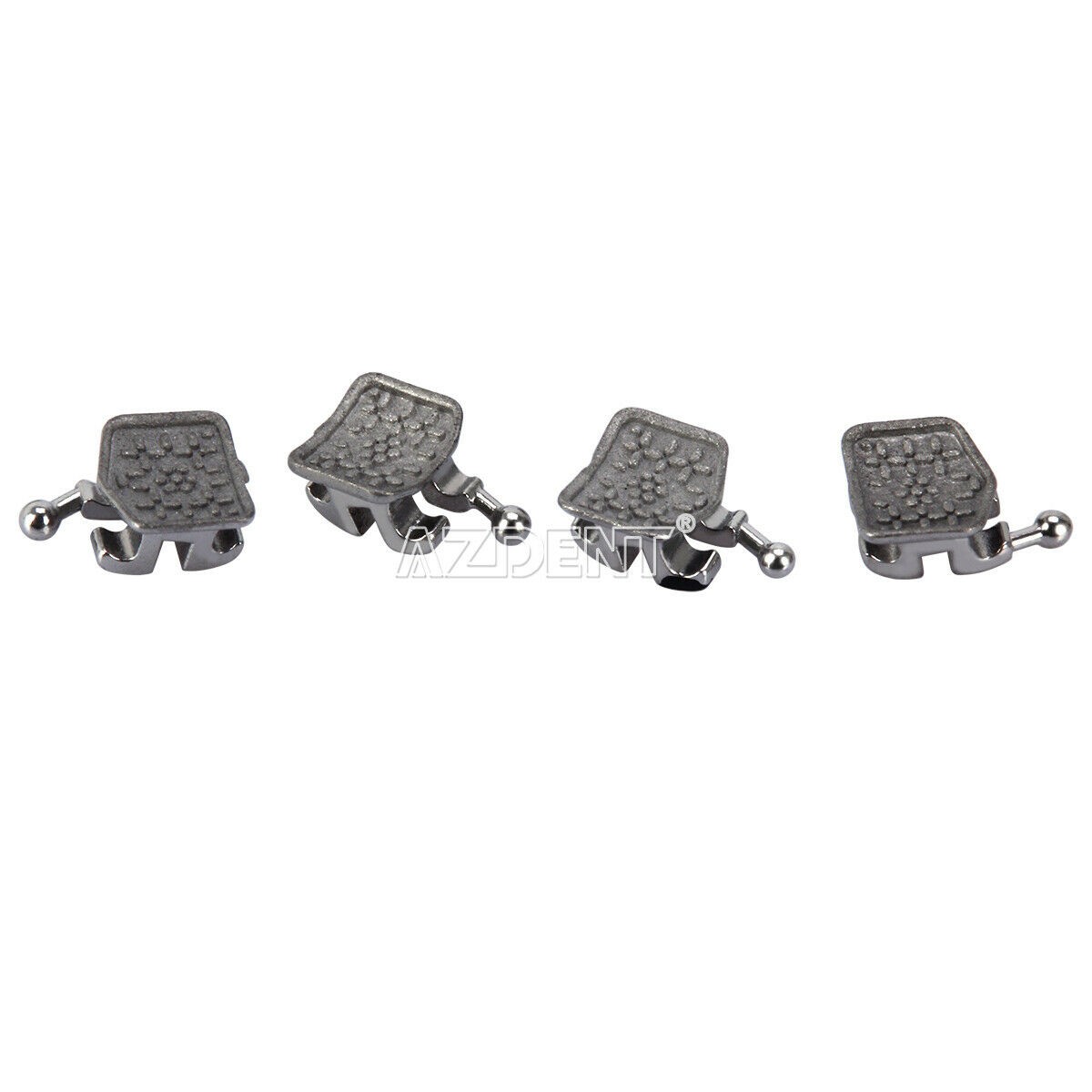 Dental Orthodontic Bracket MIM Monoblock Metal Braces Mini MBT.022 345 Hook