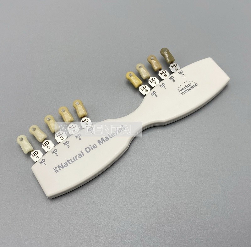 Dental IPS Natural Die Material Shade Guide Ivoclar Vivadent ND1-9 Abutment 1set
