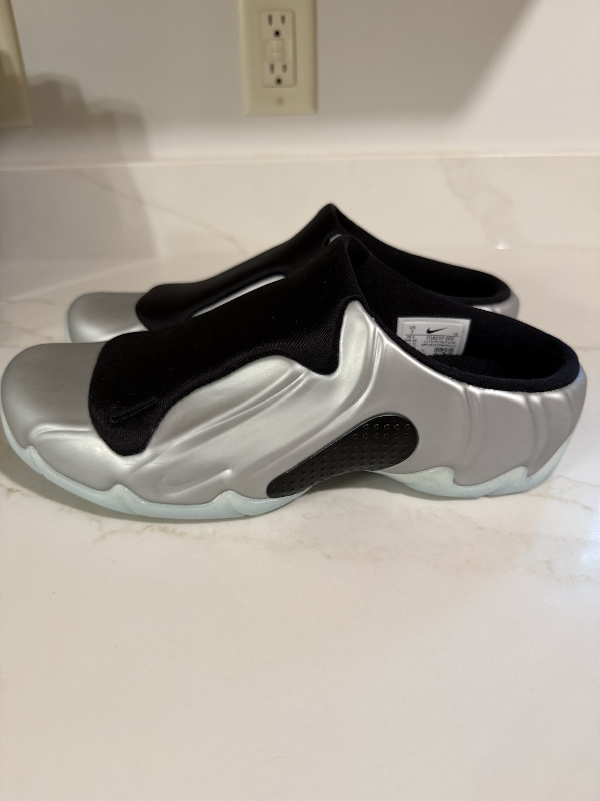 Nike Clogposite Shoes Chrome Black Ice FQ8257-002 Men’s Sizes 7