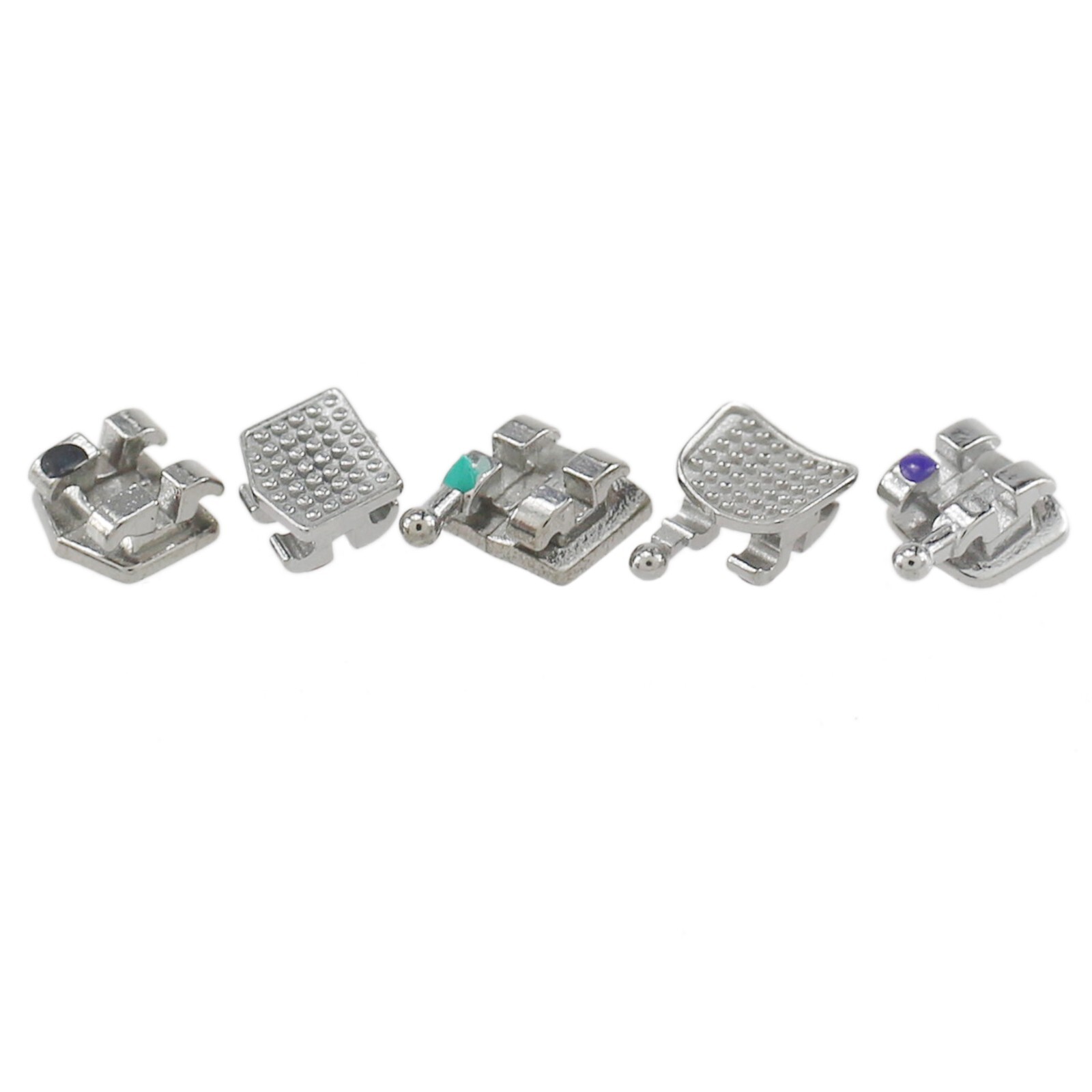 Dental Orthodontic Brackets Metal Roth MBT 018 022 345 Hook Mini Braces MIM Twin