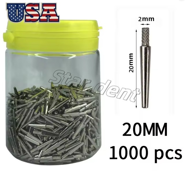 1000 Pcs Dental Lab Master Dowel Single Pins use with Pindex For Die Model Work
