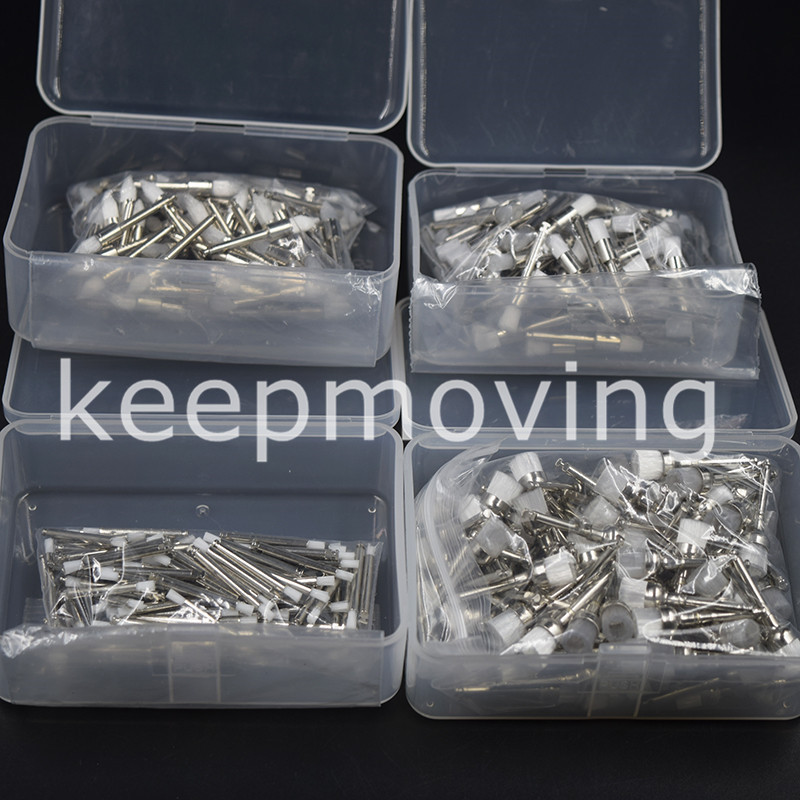 100x Disposable Dental Prophy Brush Cup Polishing Polisher 7 Types Flat Tapered