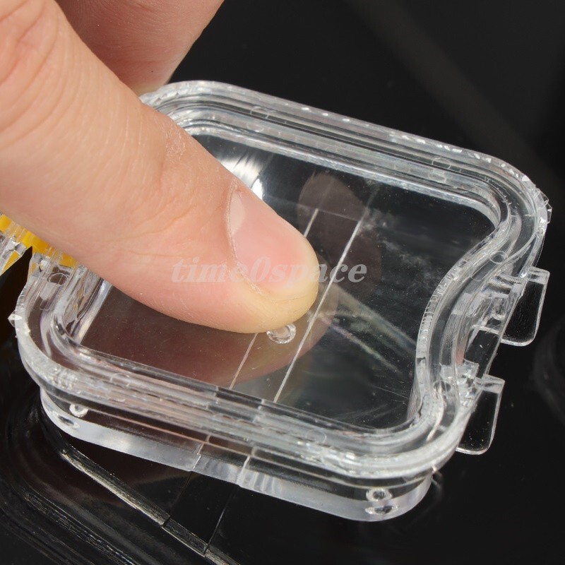 20Pcs Dental Box Jewelry Storage Boxes Hinged Display Clear Membrane Case Small