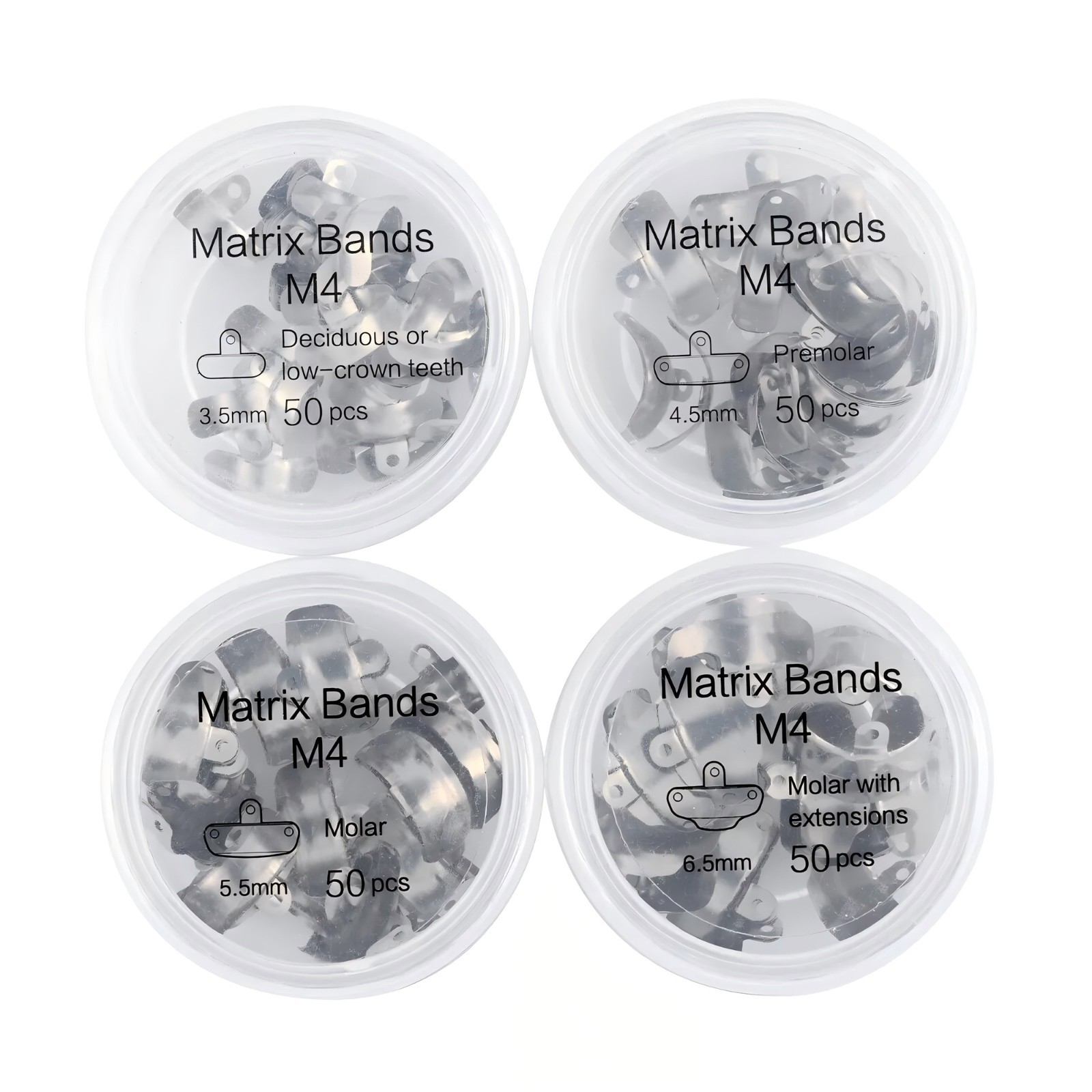 Dental Matrix Bands Ring Sectional Matrice Clamp Fit Garrison Palodent V3 System