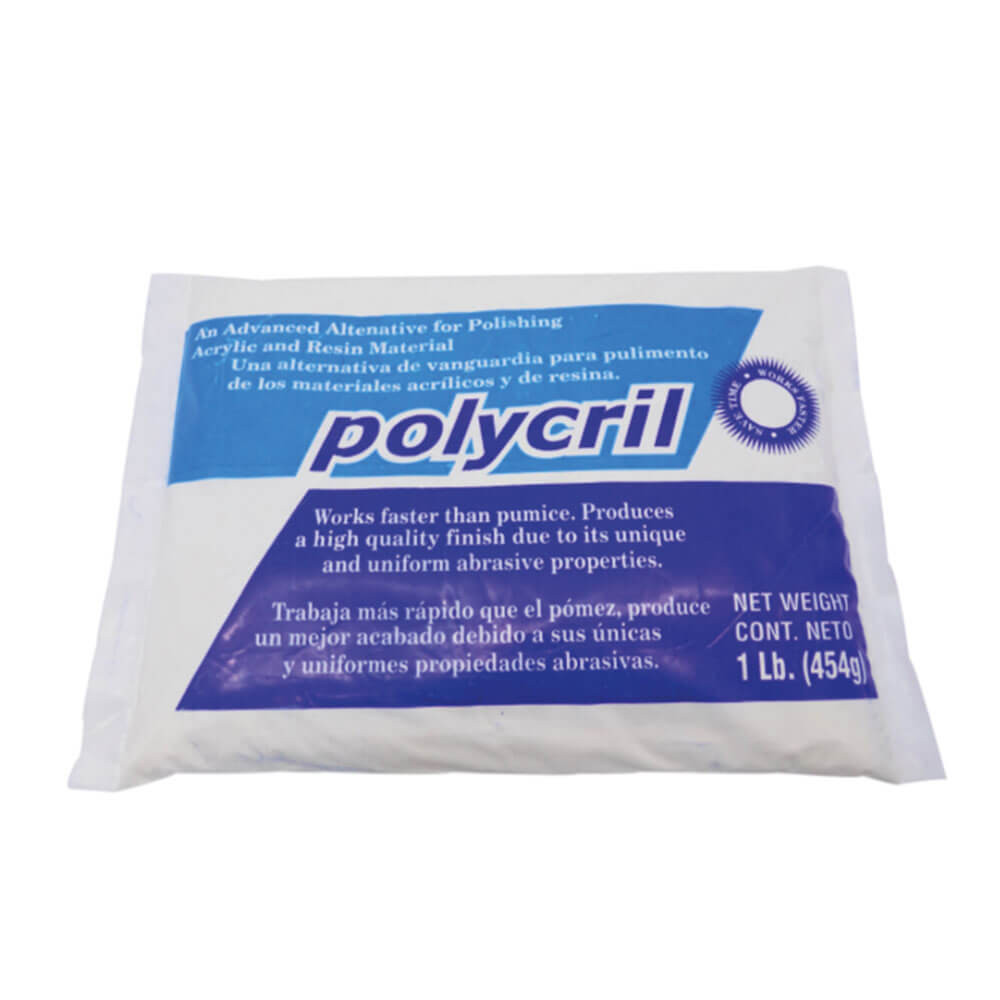 POLYCRIL Pumice Substitute alternative for polishing acrylic and resin materials