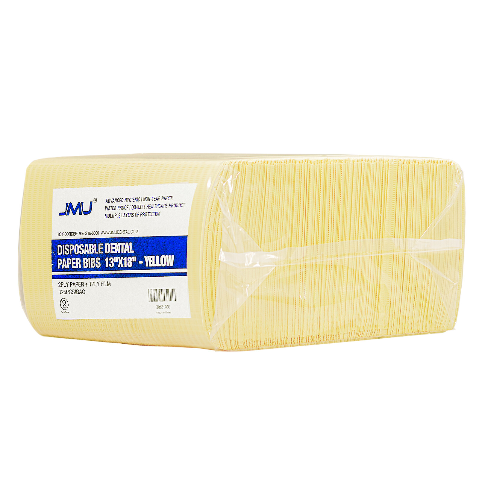 500pcs JMU Disposable Dental Medical Tattoo Bibs 13″X18″ 3-ply Bib Towerl