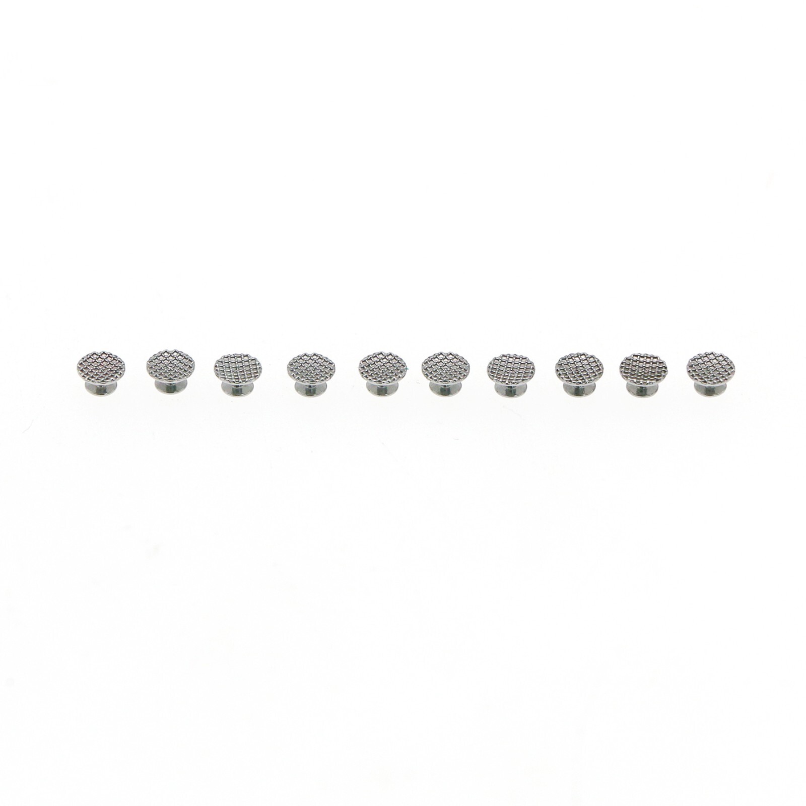 US Dental Orthodontic Metal Lingual Button Bondable Round Mesh Base 10Pcs/Pack