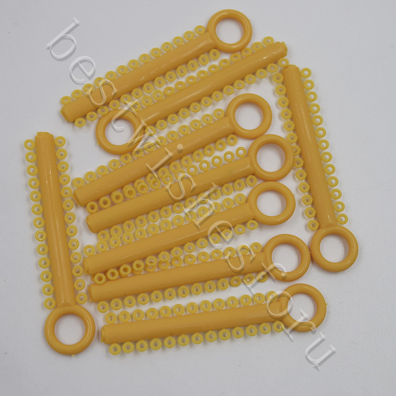 1 Pack 1040 Ring Dental Orthodontics Elastic Ligature Ties Bands Brace 37 Color