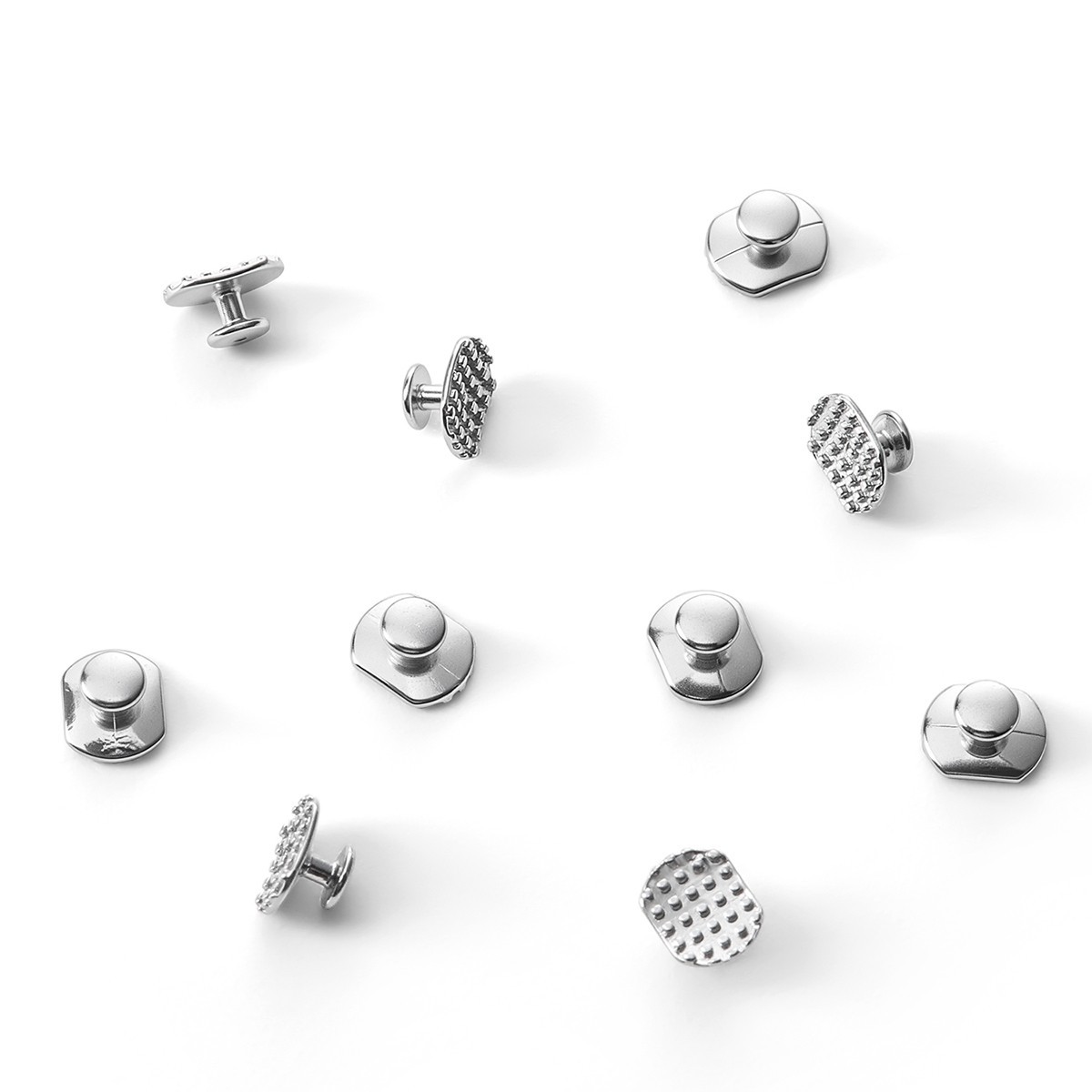 10pcs Dental Orthodontic Lingual Buttons Bondable for Bondable Rectangular Base