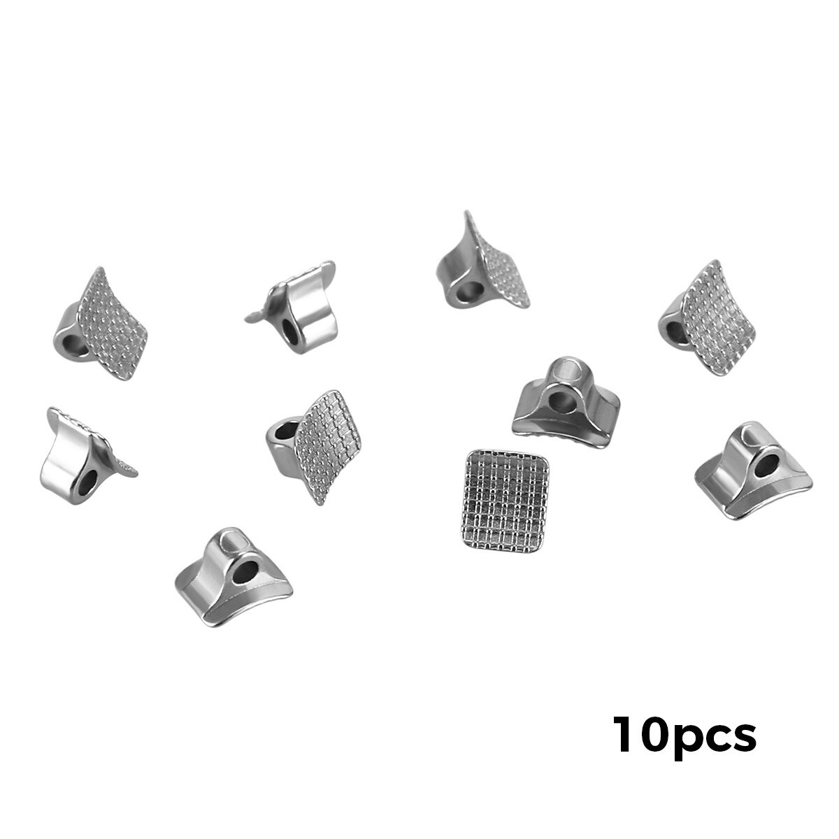 AZDENT Dental Orthodontic Lingual Buttons Bondable Round /Rectangular Base