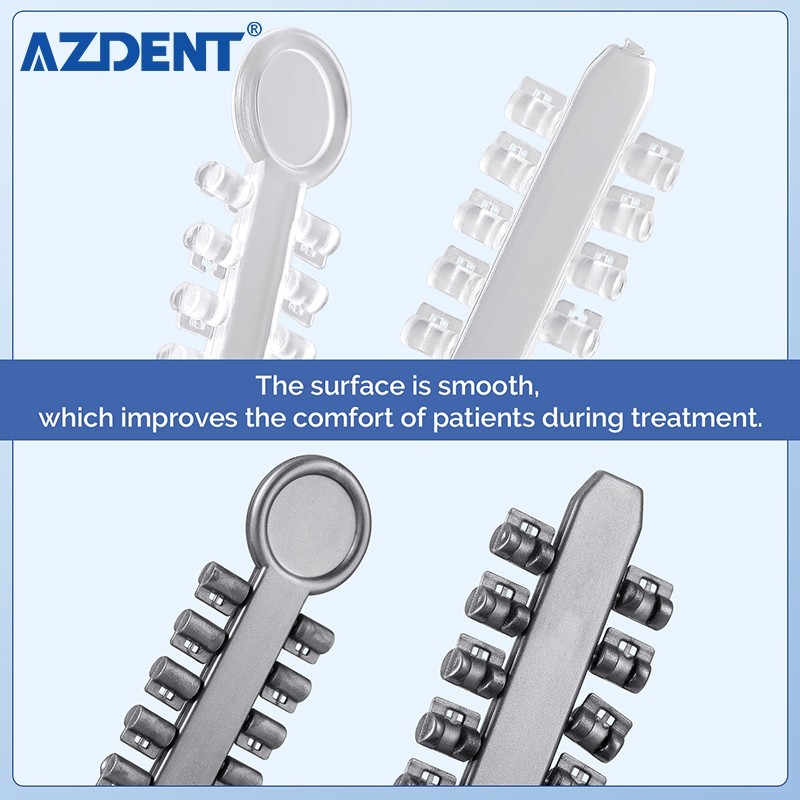 200pcs/20 sticks Dental Rotation Wedge Orthodontic Rubber Elastic Rotary Pads