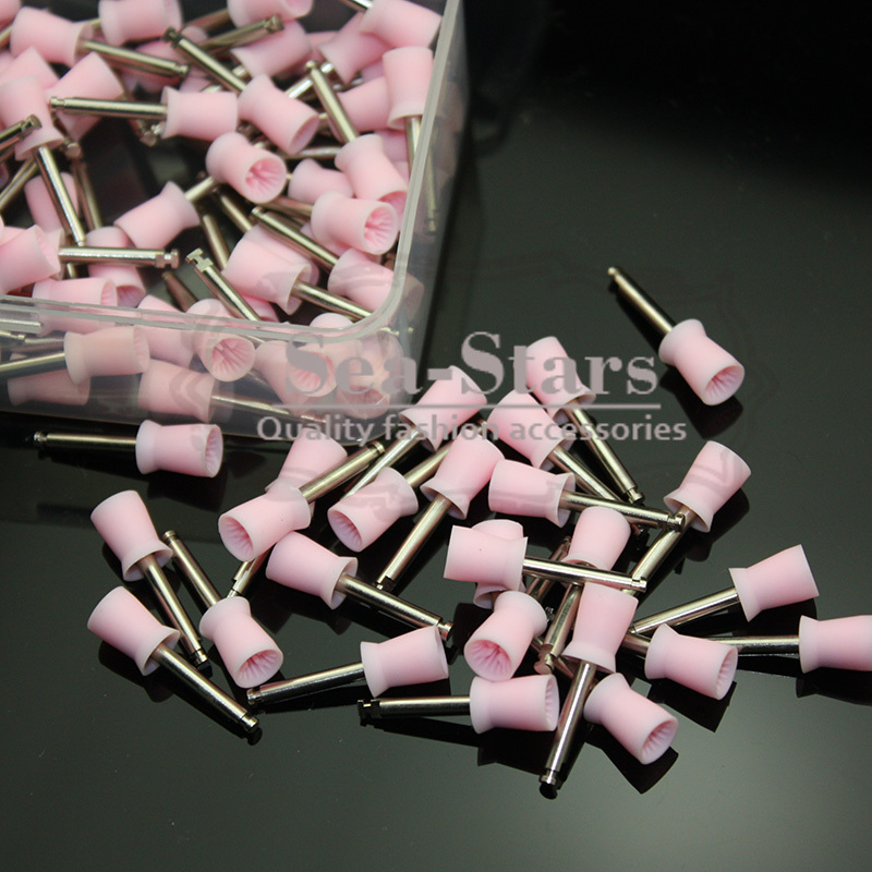 10 Mixed Types Disposable 100 PCS Dental Prophy Brush Cup Polishing Polisher