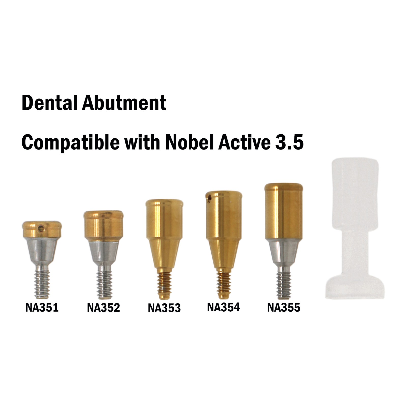 US Dental Locator Overdenture Abutment & Caps Fits Nobel/Hiossen/Zimmer/MIS/TSV